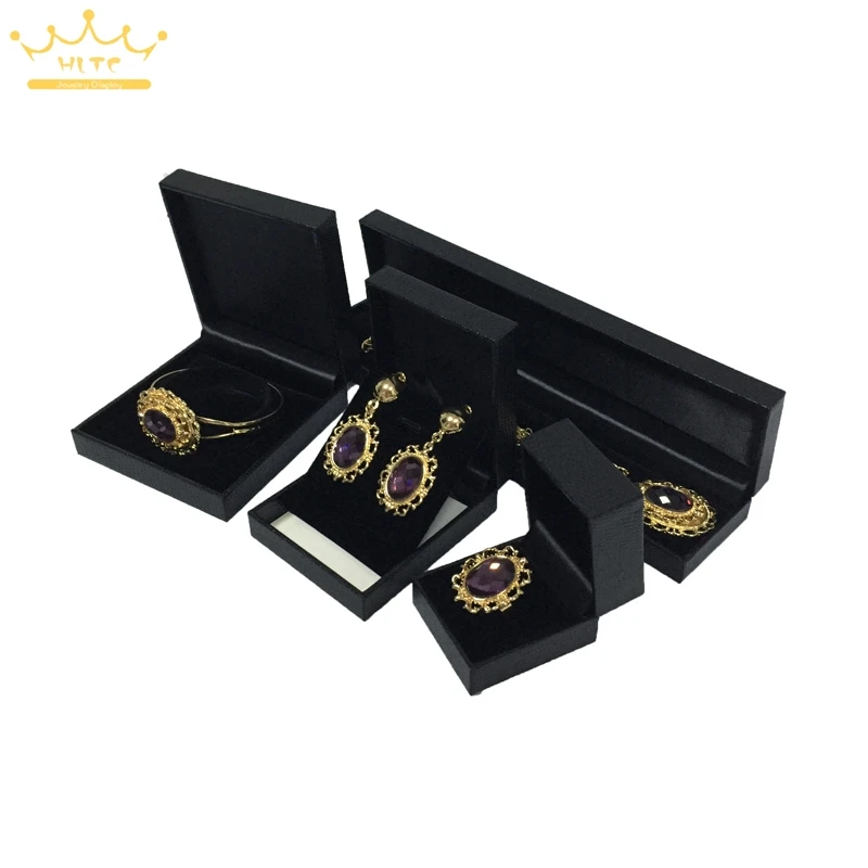 Шкатулка для ювелирных изделий из высококачественной искусственной кожи 4 вида