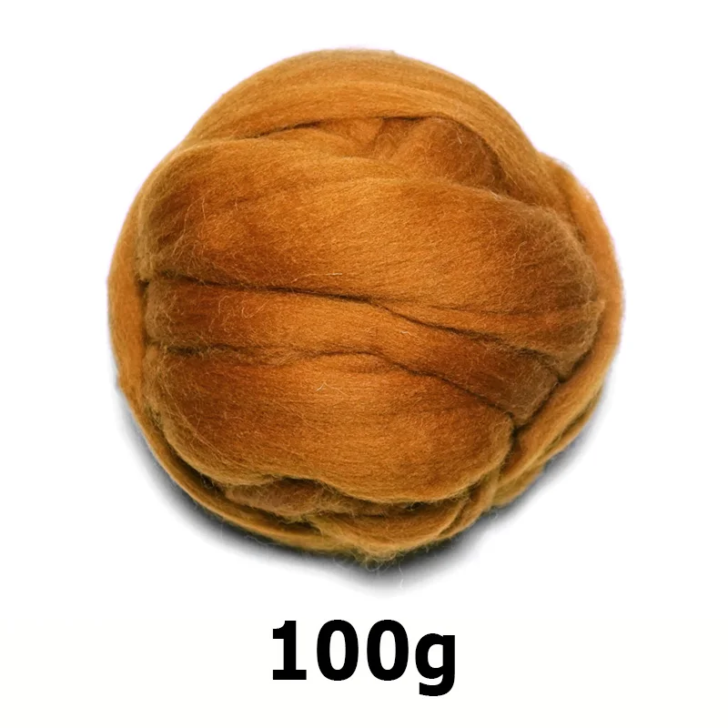 100g Шерстяной войлок ручной работы для валяния 50 г плюшевый идеальный в игольном войлоке 13 - Цвет: 100g