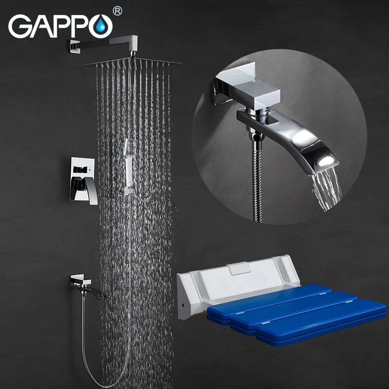 GAPPO смесители для душа ванна краны смеситель ванной комнаты настенный душ