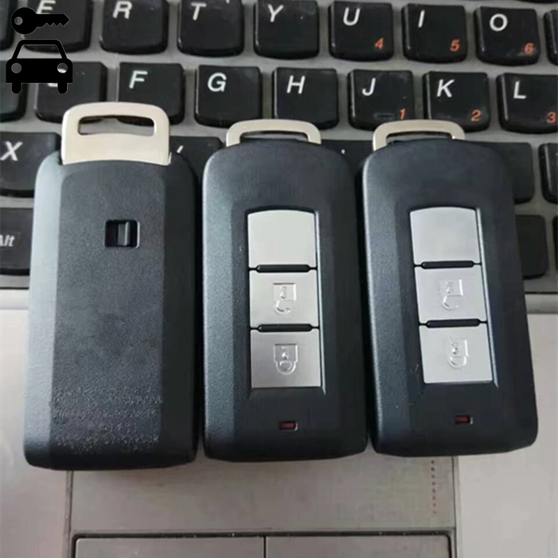 3 Button Auto Afstandsbediening Sleutel 433Mhz ID47 Chip Voor Mitsubishi Pajero Outlander Lancer Asx Shogun Montero Xpander Rvr Keyless smart Key