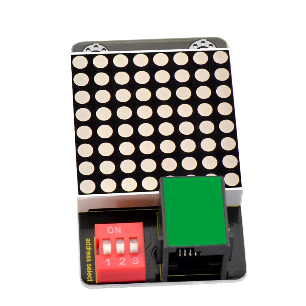 Keyestudio RJ11 EASY plug 8x8 СВЕТОДИОДНЫЙ матричный модуль (выберите адрес) для Arduino |