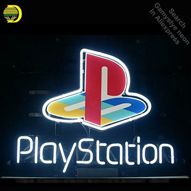 Play Station игровая комната неоновая вывеска для организаций и магазинов лампа знак