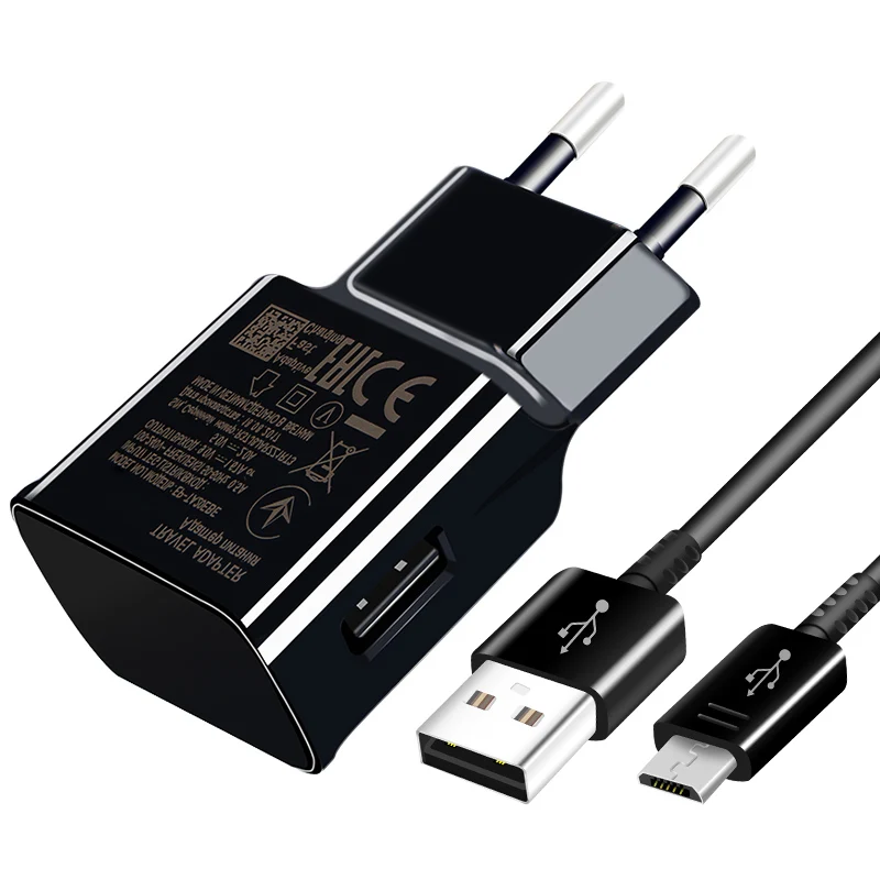 Micro USB кабель для быстрой зарядки для samsung S7 Edge Xiaomi huawei Android мобильный телефон USB кабель для передачи Данных Планшет usb шнур для зарядки - Тип штекера: Black Charger Cable