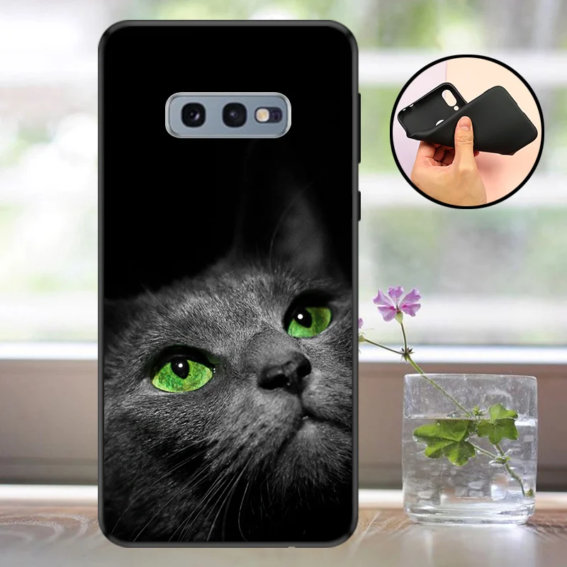 LYM Чехол для samsung Galaxy S10E чехол s силиконовый матовый чехол Galaxy S10E задняя крышка для Funda samsung S10E S 10E чехол для телефона бампер - Цвет: LYM
