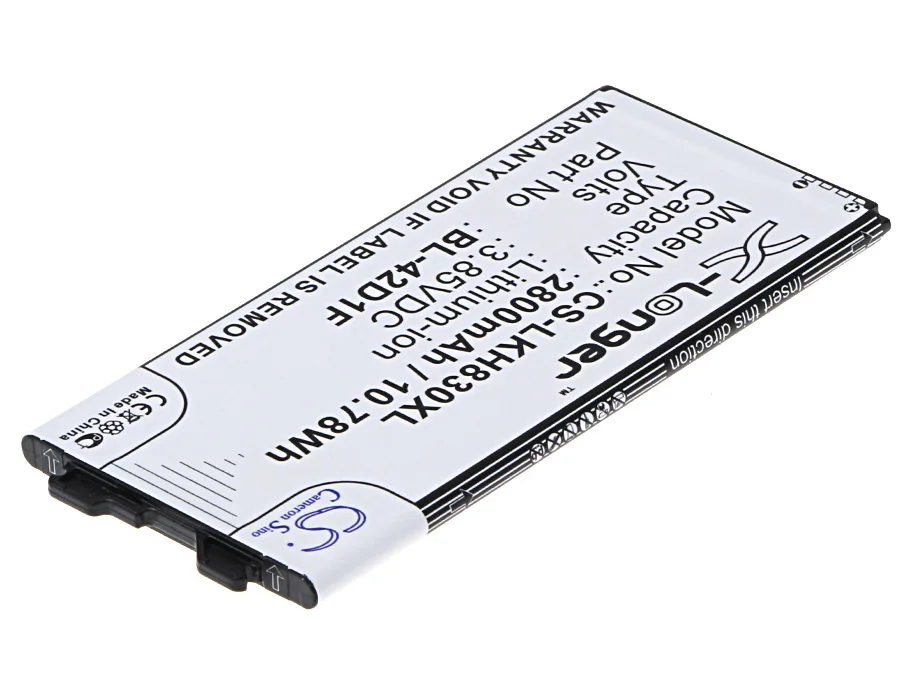 Аккумулятор Cameron Sino на 2800 мАч для LG AS992 G5 Lite SE H820 H830 H840 H845 H848 H850 LS992 RS988 US992 VS987|2800mah