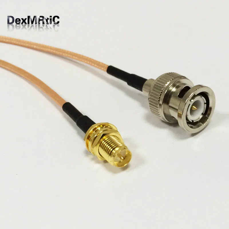 1 шт. Новый коннектор RP SMA Мама со штырьком папа на штырьковый разъем BNC RG316