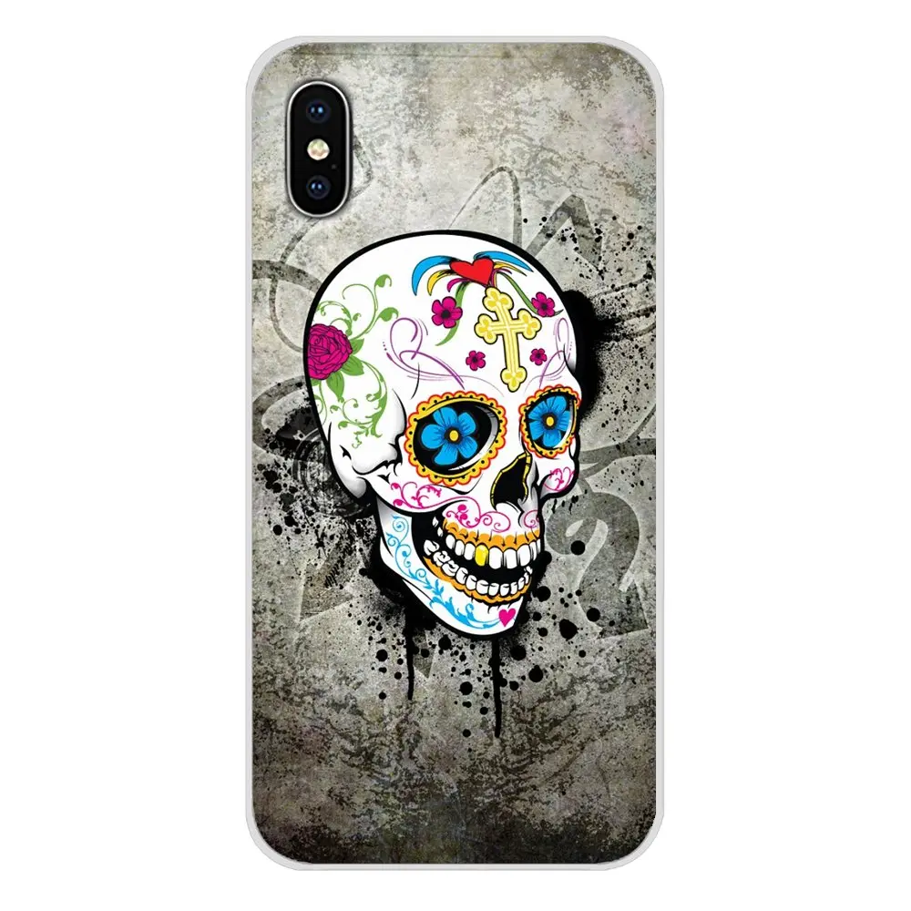 Аксессуары чехлы для телефонов с изображением черепа мексиканской тематики Xiaomi