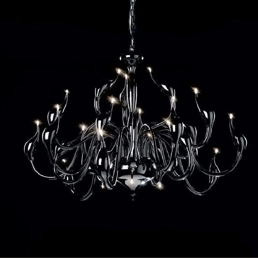 люстра светодиодная в гостинную Хрустальные СВЕТОДИОДНЫЕ Лебедь Люстры