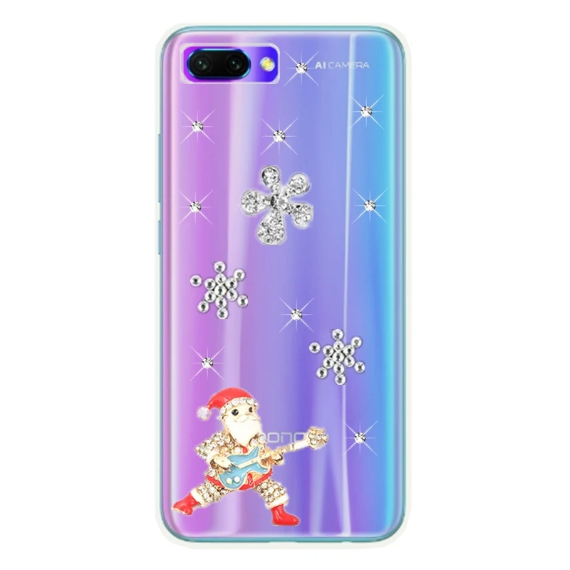 Чехол для Honor 10 lite 9 с блестящими стразами Huawei 7a pro 7c P20 Mate 20 Y6 Y9 Y5 Y7 Prime 2018 P Smart plus| |