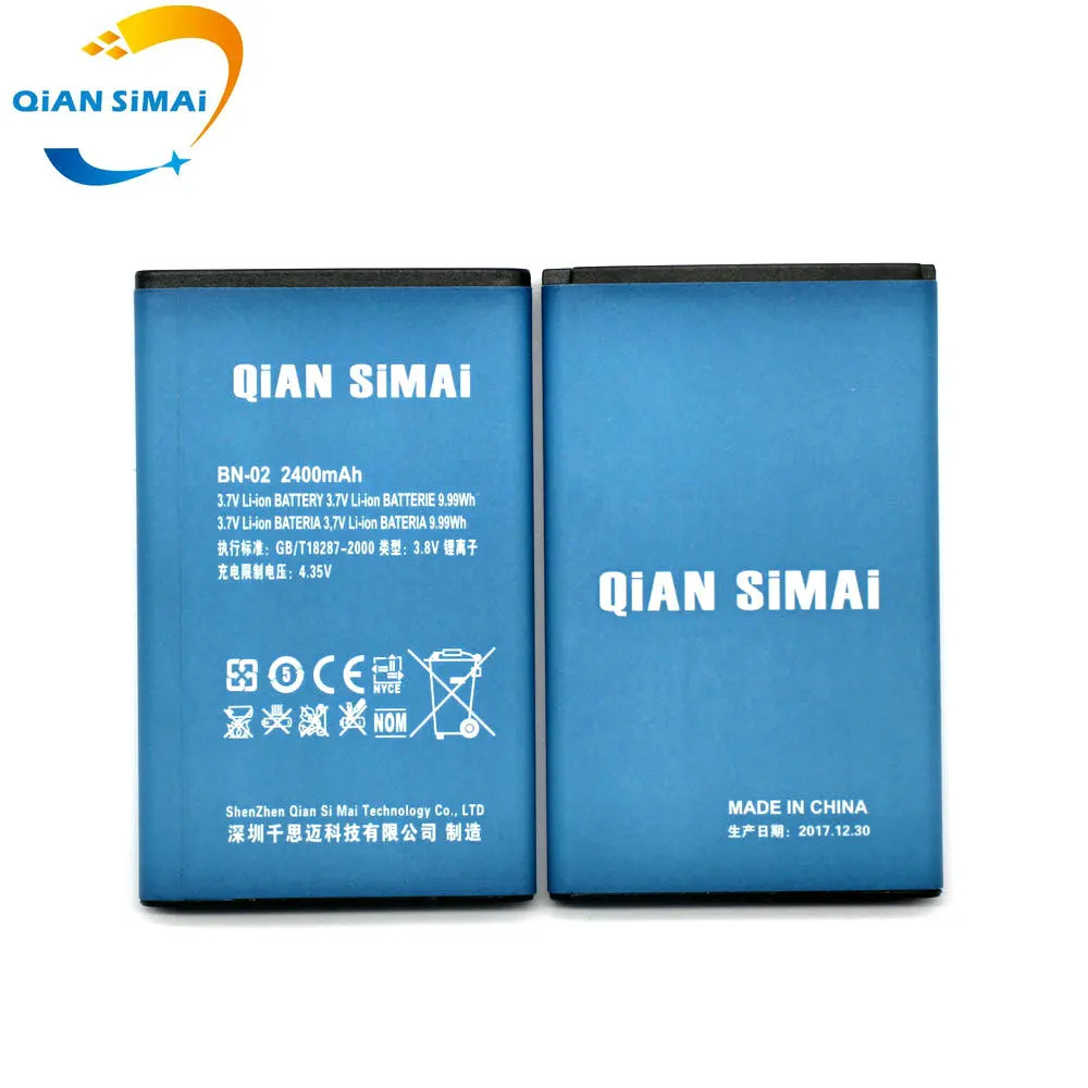 QiAN SiMAi BYD BN-02 BN02 2400mAh 3 7 V запасная батарея для мобильного телефона Nokia XL/XL 4G RM-1061 RM-1030