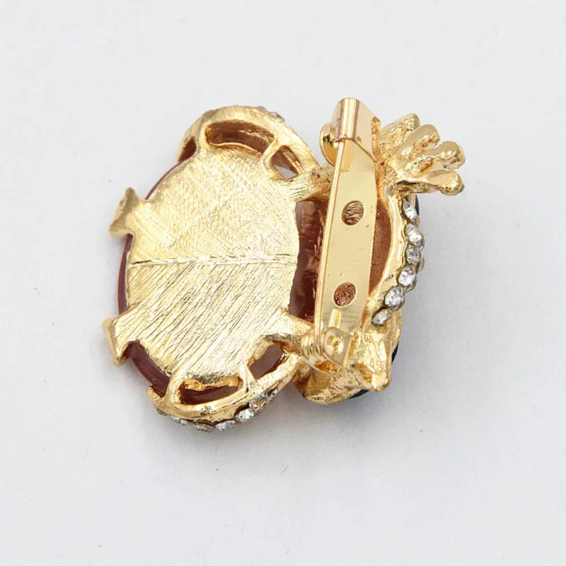 Золотистый цвет очень милая брошь в виде совы с голубыми глазами модная опалом и