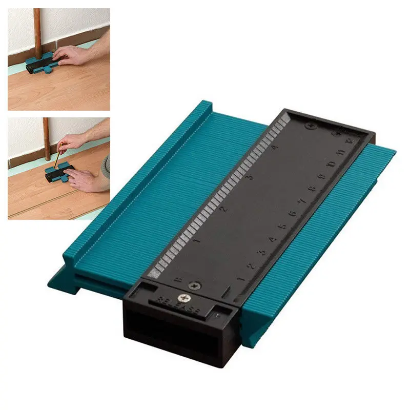 

Plastic Profile Copy Gauge Contour Gauge Duplicator Standard Wood Marking Tools Tiling Laminate Tiles General Tool 5/6/10 inch