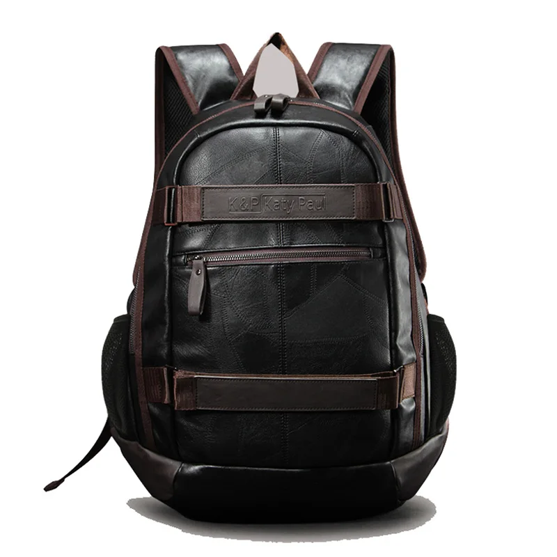Мужской рюкзак из искусственной кожи Большой Вместительный компьютерный
