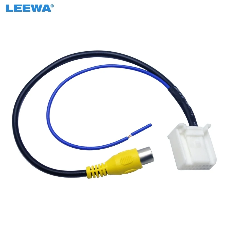 Автомобильная парковочная камера заднего вида LEEWA переходник с видеоразъемом