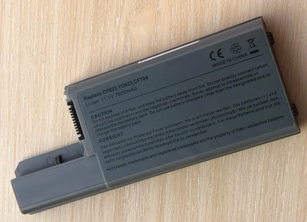 Аккумулятор для ноутбука Dell Latitude D820 D830 M65 DF192 CF623 D531 D531N 6600 312 M4300 9 ячеек 0393 мАч