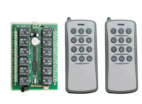 DC12V 12CH 10A RF беспроводной пульт дистанционного управления реле системы