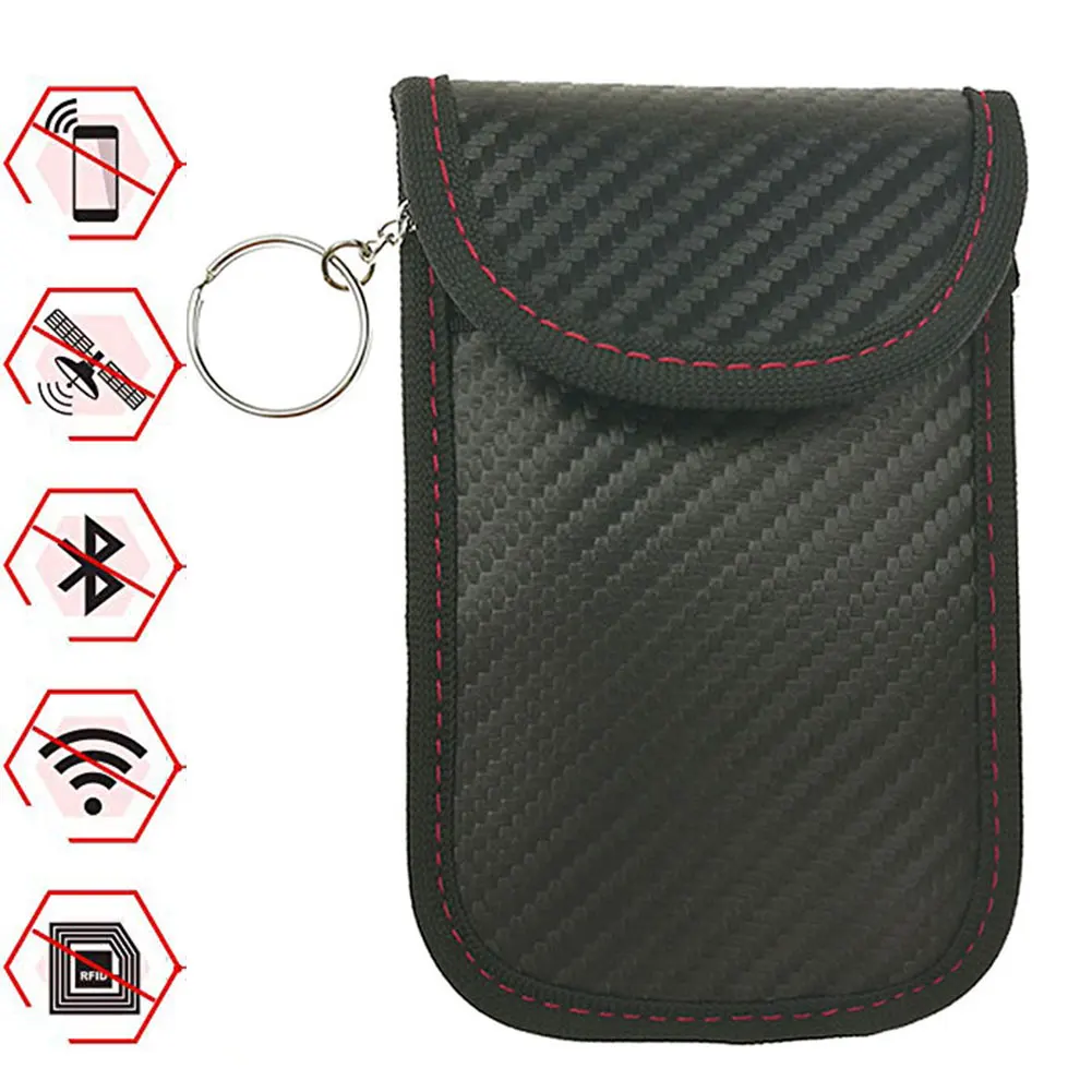 Case Lock Antitheft Guard Pouch Signal Blocker Car Fob Bamboo Charcoal Fiber Security Keyless Entry | Автомобили и мотоциклы