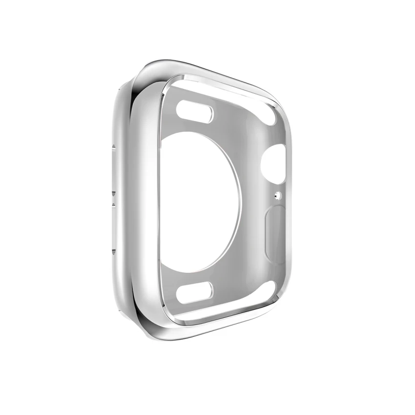 Чехол с рамкой из термополиуретана для Apple Watch, чехол 40 мм, 44 мм, 38 мм, 42 мм, серия 5, 4, 3, 2, 1, защитный чехол, бампер для iWatch, полосы, оболочка
