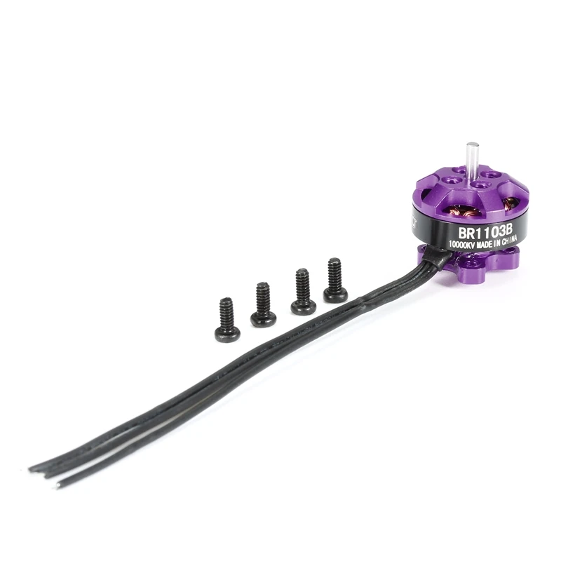 Бесщеточный мотор Racerstar 1103 BR1103B 8000KV 10000KV 1-3S фиолетовый с рамкой 50 80 100 | Игрушки и