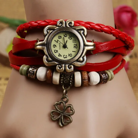 Часы женские винтажные из коровьей кожи|mujer|mujer relojmujer vintage |