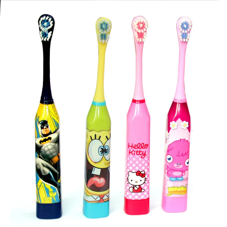 Free Shipping Cartoon Children Toothbrush Electric Sonic 2 Pieces Interdental Brush Heads |