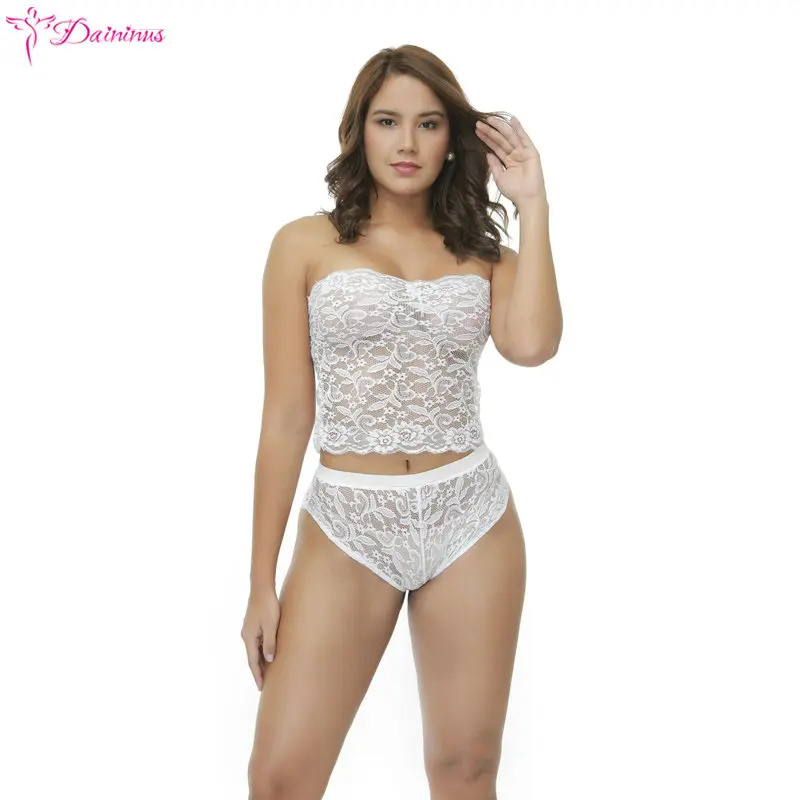 Женские трусики Daininus Conjunto сексуальное женское белье костюм Babydoll кружевной