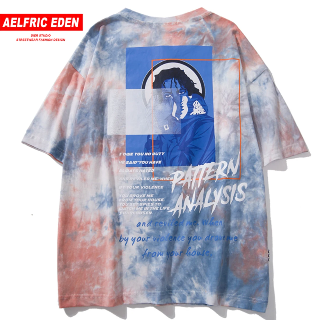 Aelfric Eden Tie Dye/Футболки с круглым вырезом и коротким рукавом коллекция 2019 года сезон