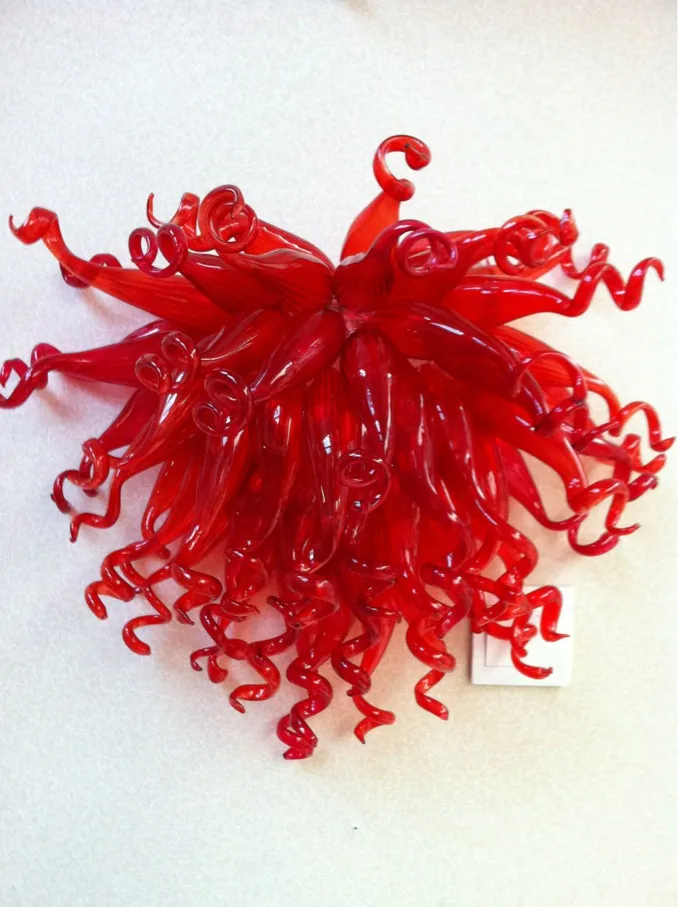 

Free Air Shipping Special Pure Red Wedding Deco Cheap Antique Glass Wall Lamps