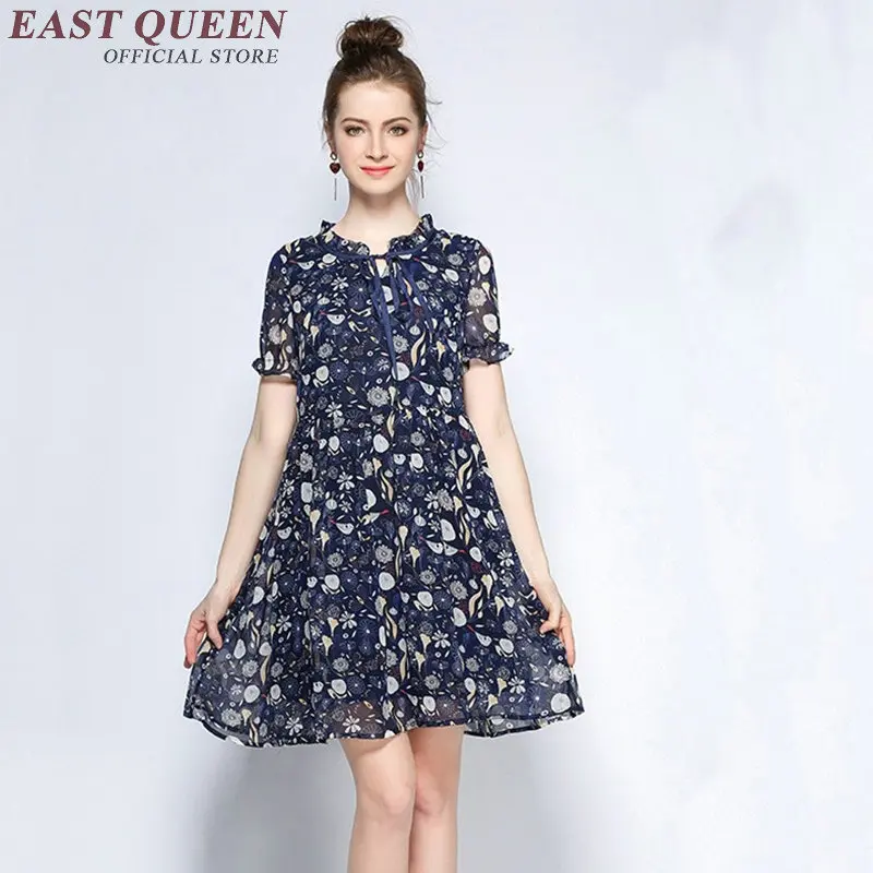 

Женские платья новое поступление 2018 Новое поступление летнее платье с цветочным принтом повседневные женские платья большие размеры 4XL 5XL ...