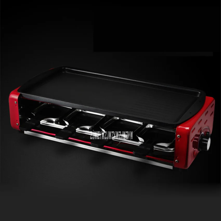 by a 1800w 220v household electric barbecue grill smokeless indoor electric grill large type barbecue stove 50hz for 3 8 people free global shipping