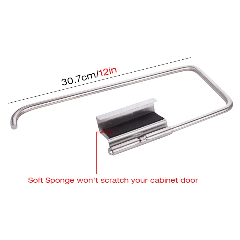 Нержавеющая сталь Кухня бар шкаф со стеклянными дверями Бумага Полотенца