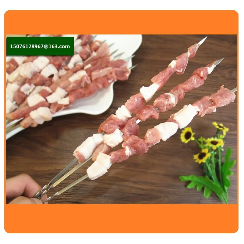 100 шт. иглы для барбекю баранина Шпажки железные инструменты | Дом и сад