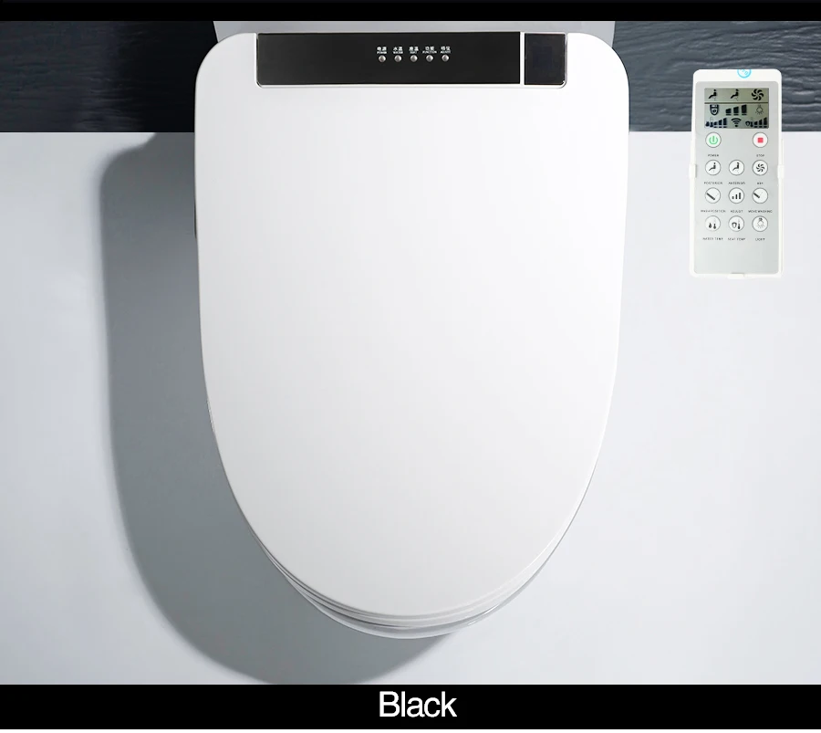KOHEEL LCD 3 Color Intelligent Toilet Seat Elongated Electric Bidet Cover Smart Bidet Heating Smart Toilet Seat