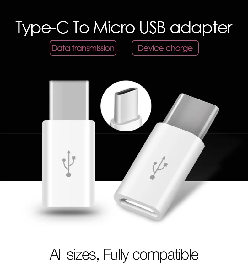 UTAHI C29 тип-c к mi cro USB адаптер Android V8 к USBC конвертер для Letv Xiaomi mi 5X Oneplus samsung S8 Plus NK-Shopping