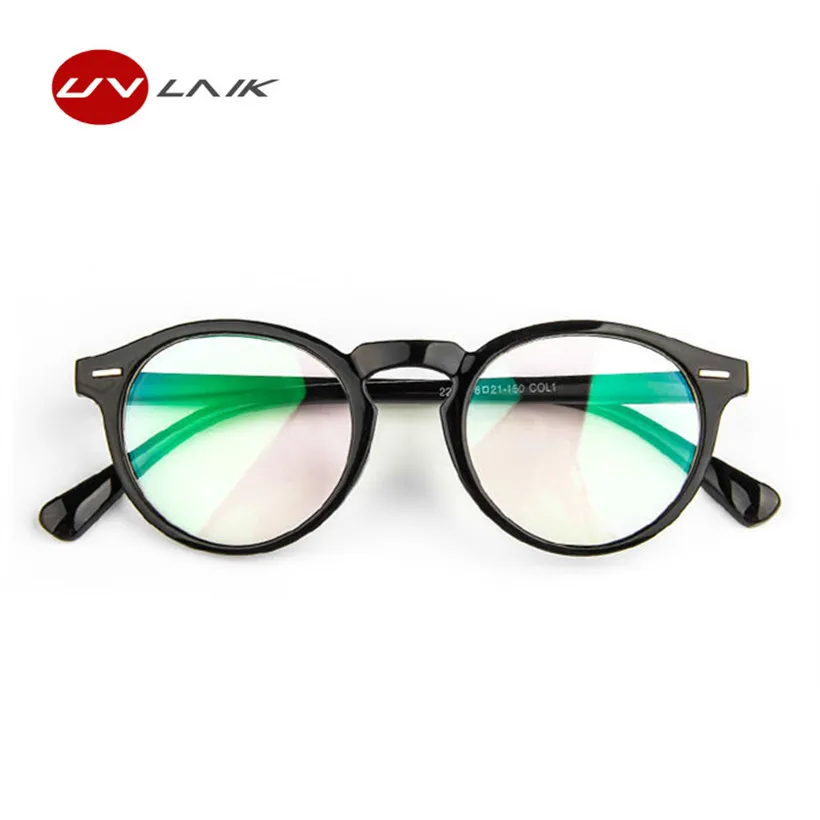 Модные очки оптическим принтом кадр прозрачное стекло абсолютно прозрачный