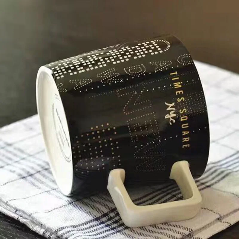 Русалка Керамика кружка классический Time Square Ограниченная серия черного и