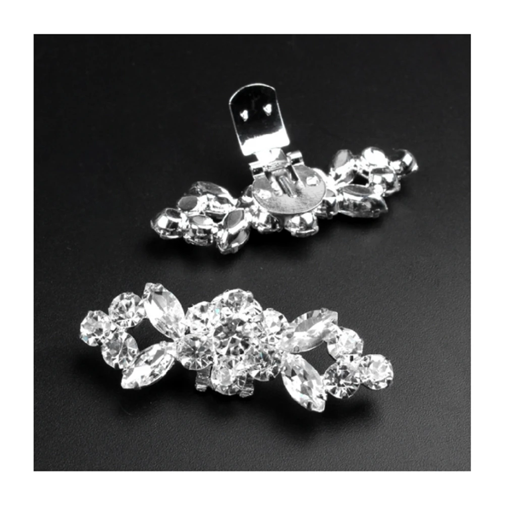 Элегантные женские туфли с пряжкой украшенные стразами 2 шт. в 1 упаковке