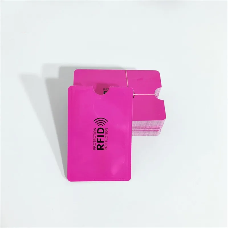 10 шт. Анти RFID бумажник с защитой от размагничивания Блокировка считыватель банк