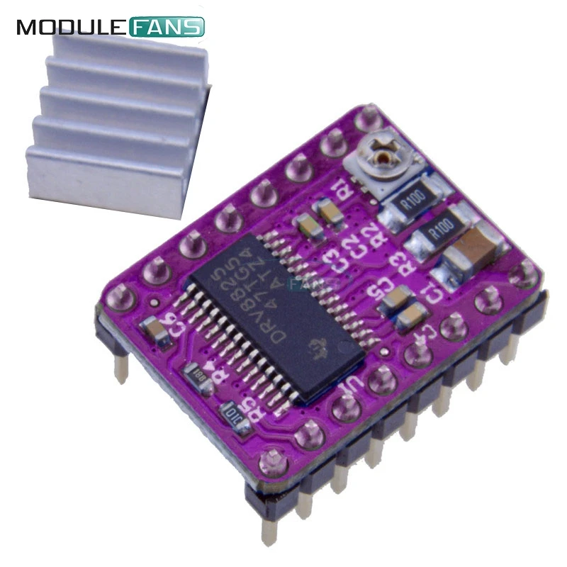 3D принтер Stepstick Drv8825 модуль драйвера шагового двигателя Reprap 4 PCB плата разрыва для