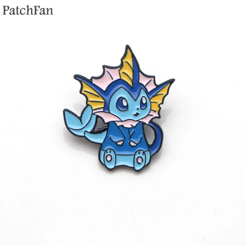 Patchfan Карманный Монстр Иви мультфильм цинк галстук булавки броши для рюкзака, одежды для мужчин женщин шляпа Декоративные значки медали A1650