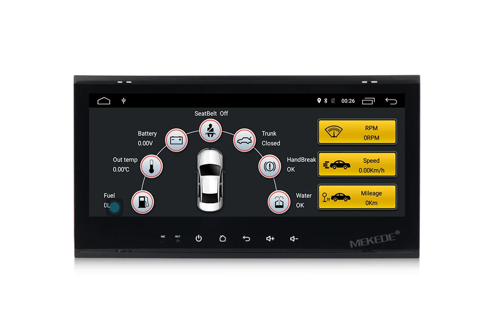 2din HD 8," 2G ram Android 9,0 автомобильный DVD Радио мультимедийный плеер gps для VW Touareg 2004-2011 4G модем gps Радио Навигация