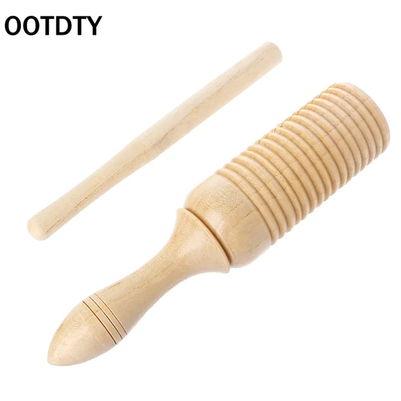 OOTDTY деревянный гульфик эхолот Ailanthus ударная игрушка музыкальный инструмент для