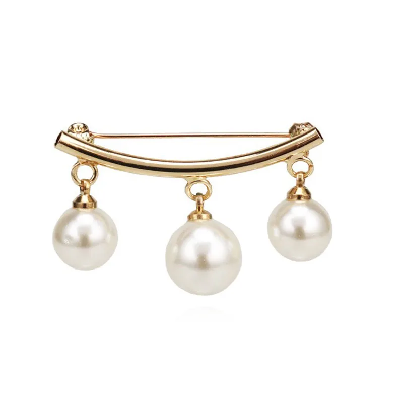 Брошка с защитой от опорожнения и жемчугом 1 шт. свитер кардиган эмалированные