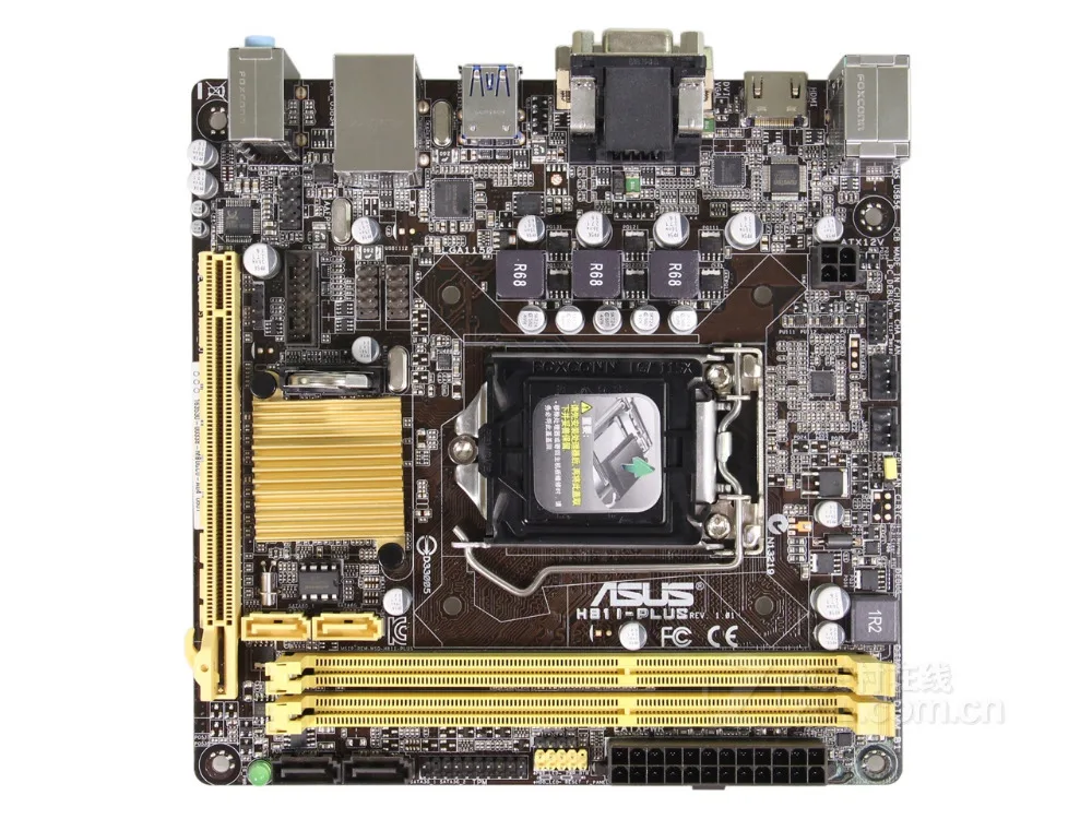 Оригинальная материнская плата ASUS H81I-PLUS DDR3 LGA 1150 16 Гб Intel H81 настольная материнская плата