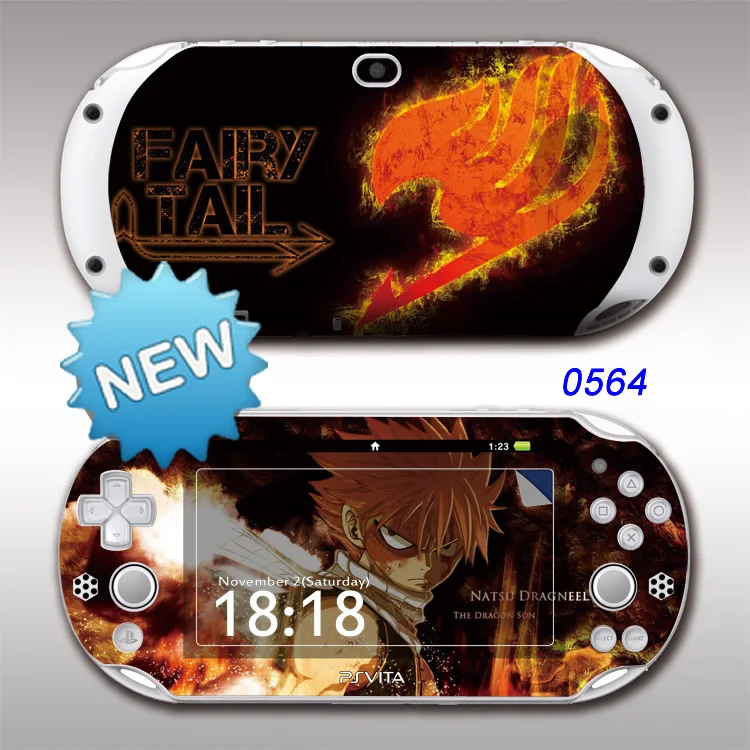 Передняя и задняя защитная пленка PSV2000 Bleach Skin sticker s Cover для sony PS vita 2000 наклейка с человеком-пауком виниловая защитная пленка