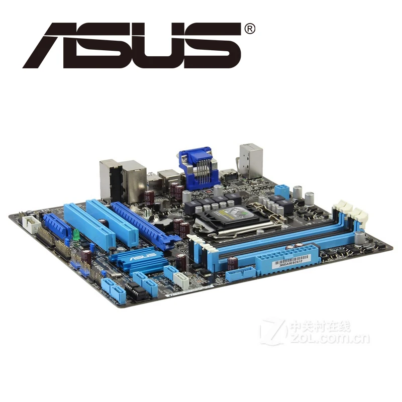Настольная Материнская плата Asus P8B75 M B75 Socket LGA 1155 i3 i5 i7 DDR3 16G uATX UEFI BIOS оригинальная