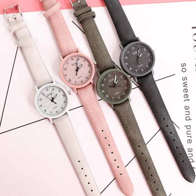 Простые цифровые весы художественные винтажные часы для колледжа модные женские