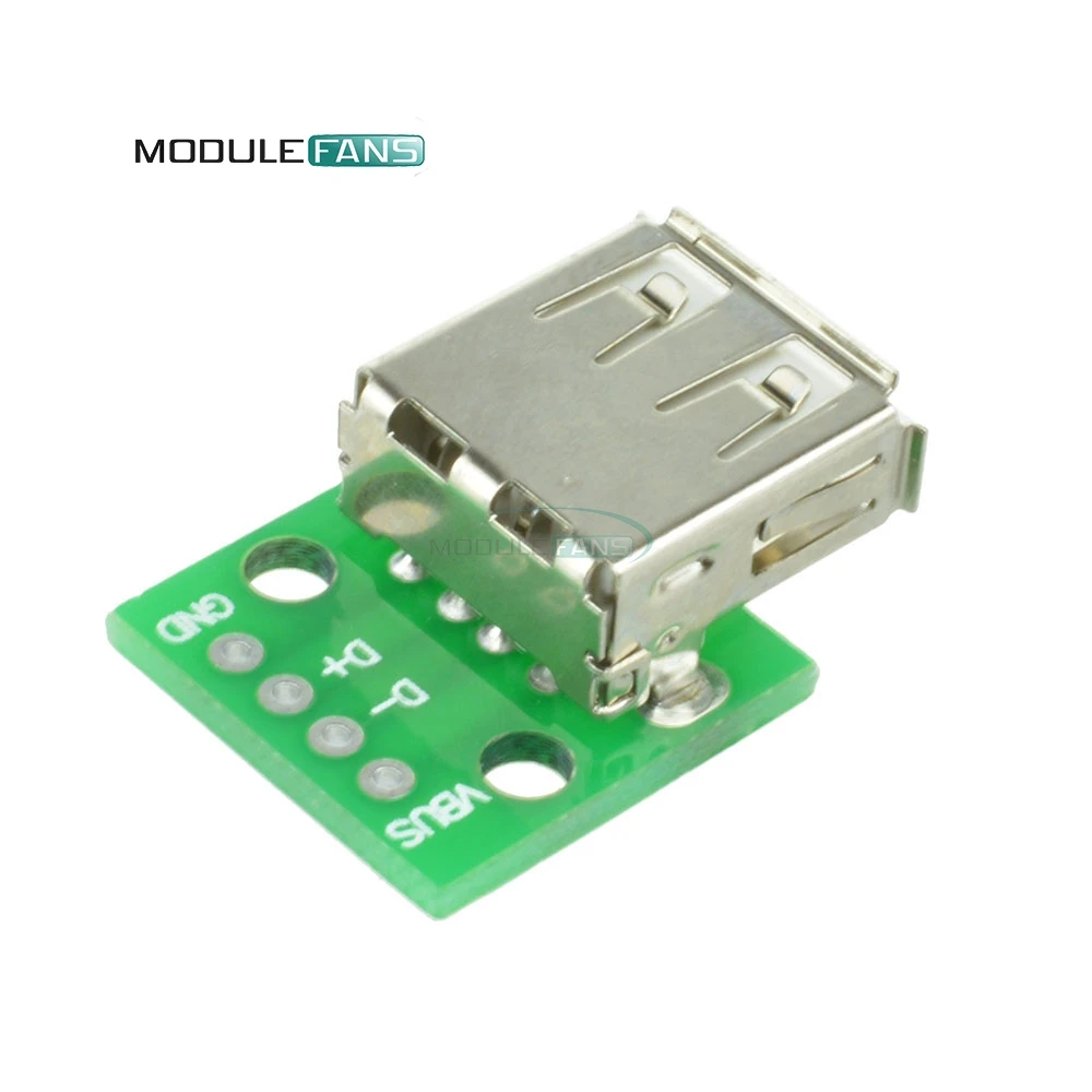 5 шт. адаптер USB типа A мама для Arduino диаметром 2 54 мм|usb a|usb a ausb to |