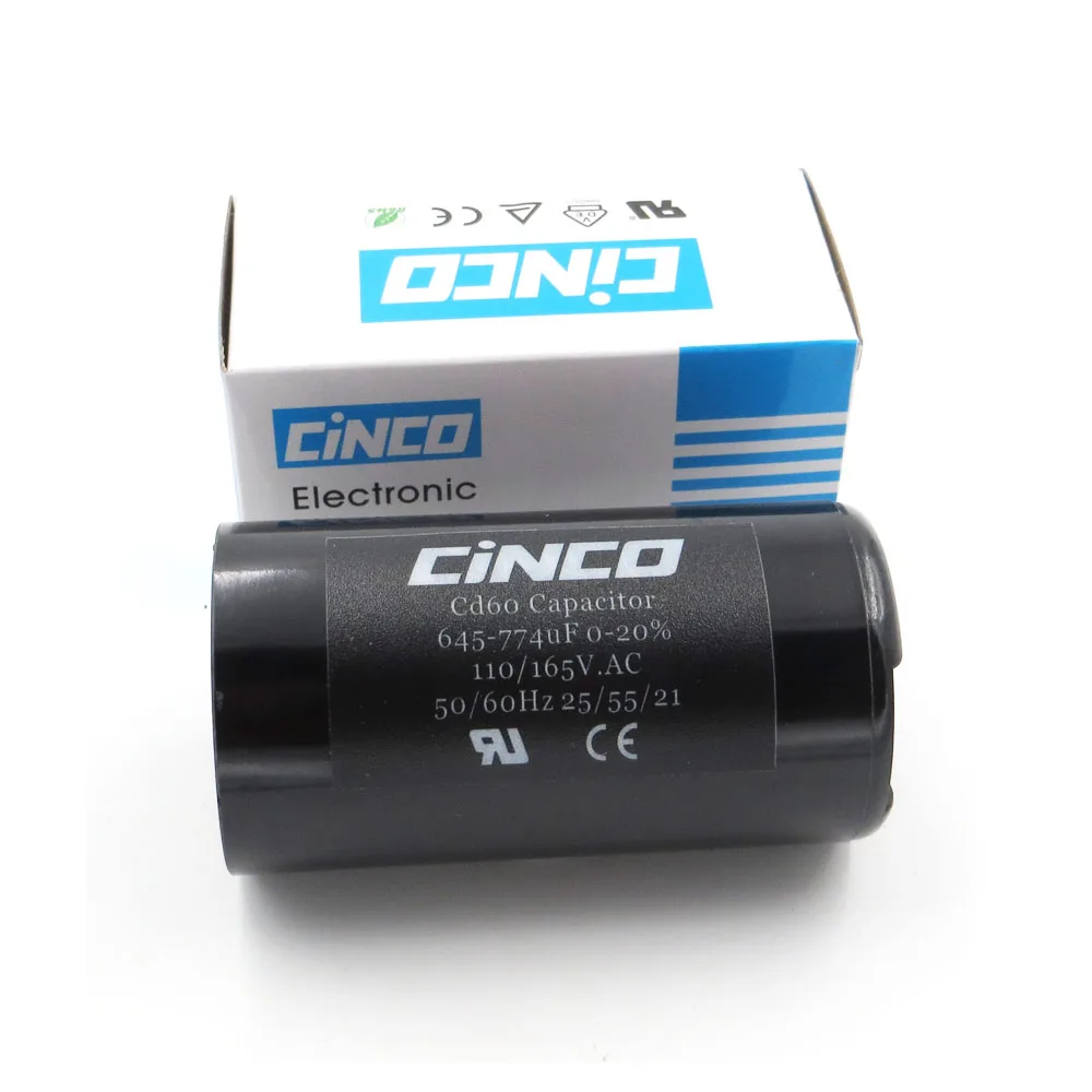 645-774uF 110V 125V 165V CD60 Motor Start Capacitors Starting 645-774 mfd uf mf Compressor HVAC Electrolytic 110VAC 125VAC | Обустройство