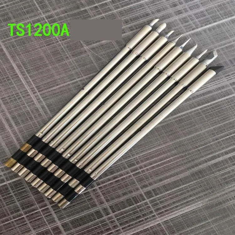 Оригинальный быстрый TS1200A Бессвинцовая припойная очищайте жало паяльника ручка